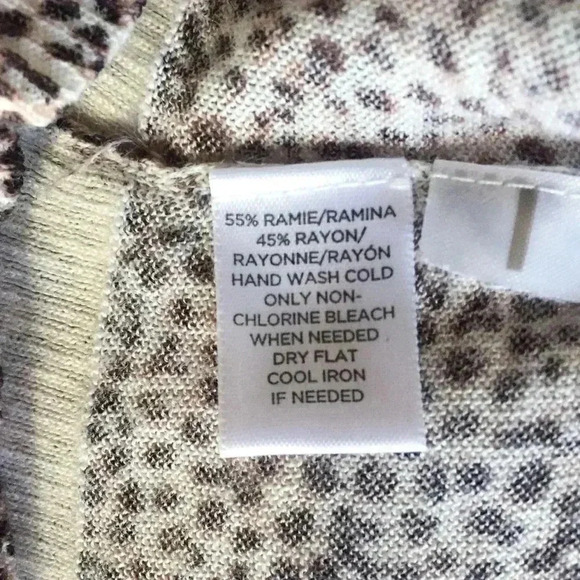 Loft Leopard Cheetah Button Up Cardigan - Picture 8 of 8